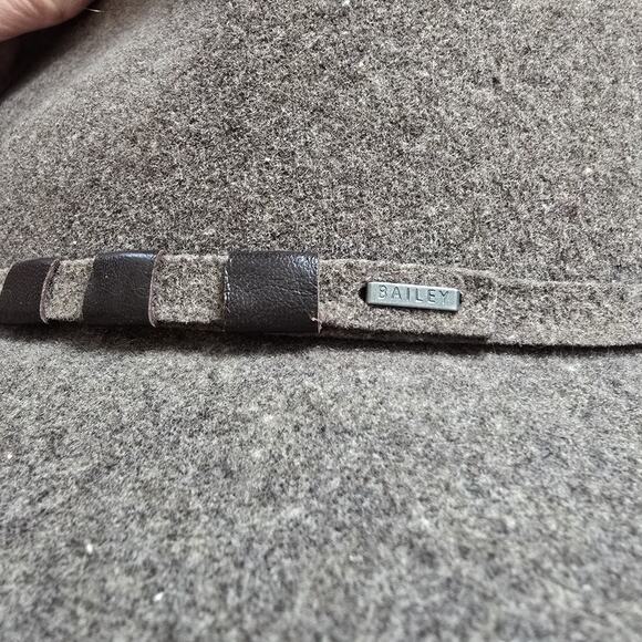 Bailey Hollywood Litefelt Packable Fedora MED Brown Water Repellent Classic EUC - Picture 4 of 11